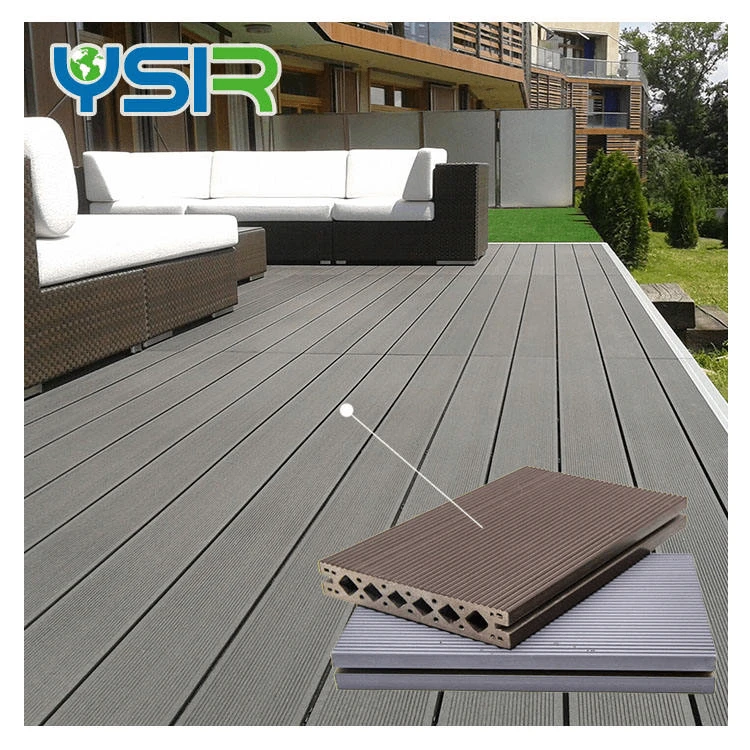 Outdoor WPC Decking Board Wood Plastic Composite Terrace